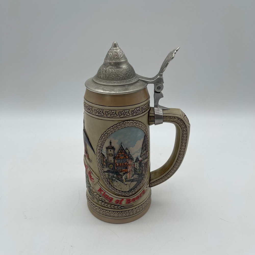 Budweiser Limited Edition Collector‎ Stein Series Lidded Beer Mug Anheuser Busch